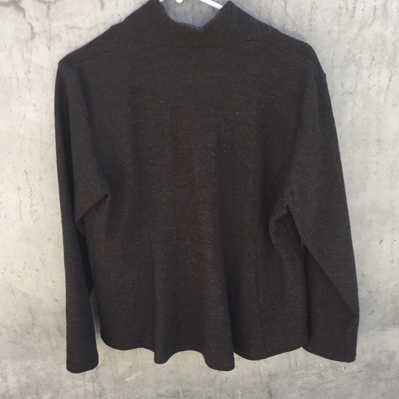 Beautiful Vintage Eileen Fisher Wonderfully Shaped 100% Wool Sweater size M - Picture 4 of 12